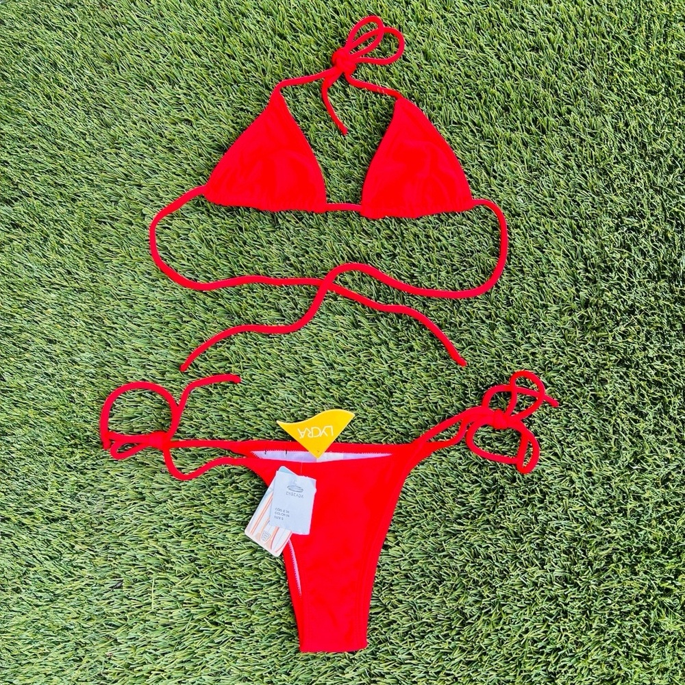 Voda Swim Red Bikini Set